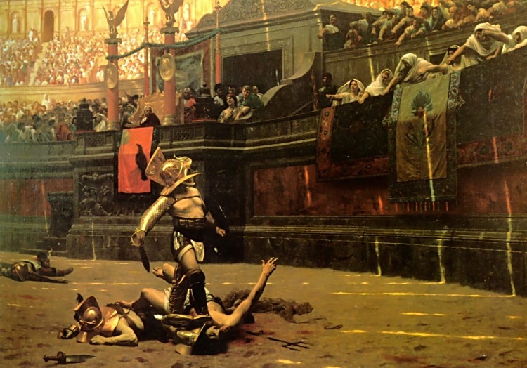 Gerome, Jean-Leon (1824-1904) - Pollice Verso.JPG